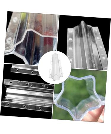 Toddmomy 3pcs Vegetable Shaping Cucumbers Watermelon Molds Fruit Shaping Heart-Shaped Pizza Transparent 20x5.5cm - Buy Online on GoSupps.com