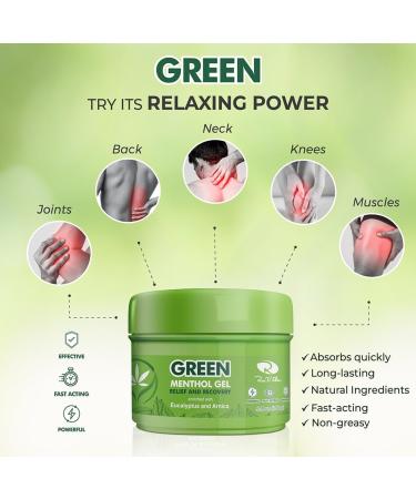 Ross D Elen Green Menthol Relief Gel - Small | Pain Relief & Recovery - Worldwide Shipping - Buy Online on GoSupps.com