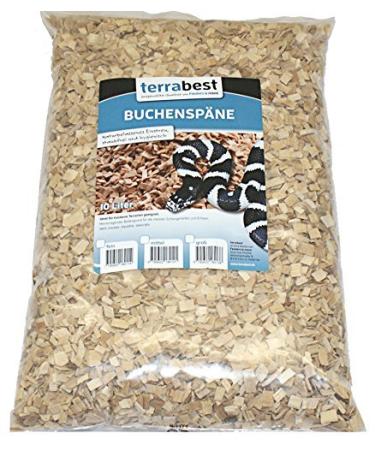 Beech shavings medium 2-6 mm 60 litres beech wood chippings substrate bedding terrarium