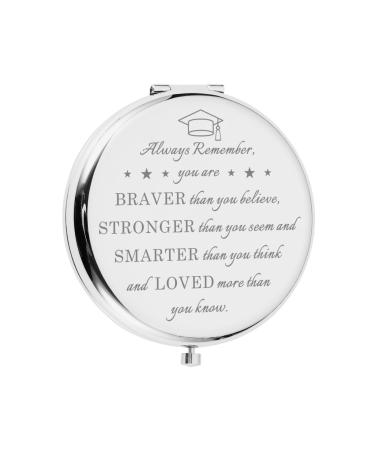 XPENMULBOJA 2023 Graduation Gifts for Her Graduation Compact Mirror for Her Women Girls Teens Inspirational College Gift for Senior High School Makeup Mirror Gift for Graduates Daughter Nurse