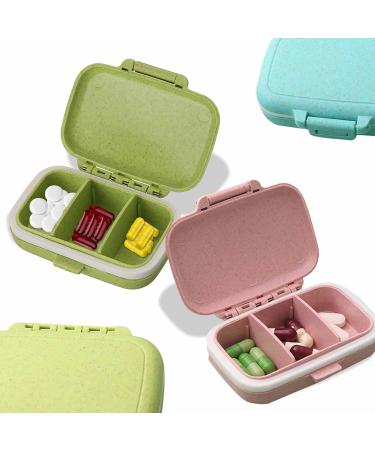6 PCS Travel Pill Organizer - Portable Mini Pill Case with Removable Compartments for Vitamins & Meds | Ideal for Pocket Purse & Briefcase - Buy Online on GoSupps.com