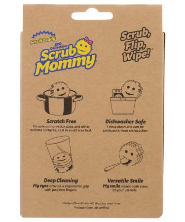 Buy SCRUB DADDY & Scrub Mommy - Best Scrubber & Sponge for Effortless Cleaning | International Shipping Available - Buy Online on GoSupps.com