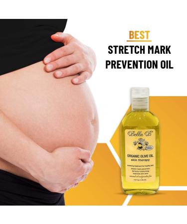 Buy Bella B Organic Olive Oil 4.5 oz - Pregnancy Stretch Mark Prevention | Moisturize & Maintain Skin Elasticity - Worldwide Shipping - Buy Online on GoSupps.com