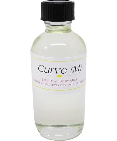 Curve - Type LC For Men Scented Body Oil Fragrance Regular Cap - Clear - 2 oz. - ID#23451 2 Fl Oz (Pack of 1)