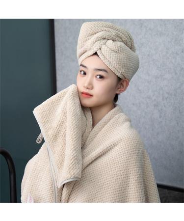 Shop 3-Piece Non-Hair Shedding Bath Towel Set | Dry Hair Cap & Towel - International Shipping Available - Buy Online on GoSupps.com
