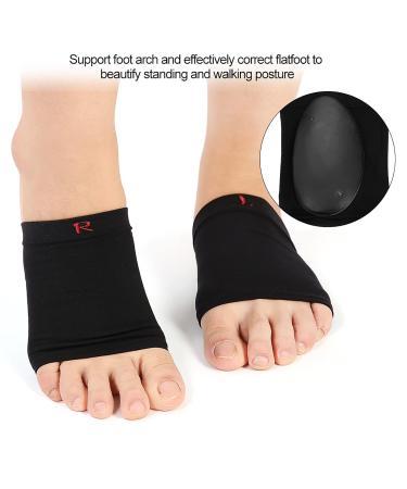 Compression Arch Support Sleeves with Gel Pad | Metatarsal Support for Flat Feet & Plantar Fasciitis - Foot Braces for Men & Women - Buy Online on GoSupps.com