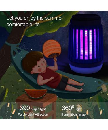Electric Fly Killer Mosquito Killer Lamp Fly Zapper Electronic Bug Insect Killer Trap for Home Patio Backyard Kitchen Blue - Buy Online on GoSupps.com