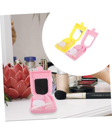 Solustrie Contact Lens Case with Mirror - Travel Lens Organizer & Colored Lens Storage Box - Buy Online on GoSupps.com
