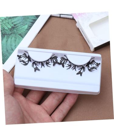 FOMIYES 10 Pairs Paper Cutting Lashes False Eyelashes Kit Artificial Eyelashes False Lashes Makup Party Eyelash Dress Masquerade Lashes Pink Cutting Shears Fake Lashes Natural The Photo - Buy Online on GoSupps.com