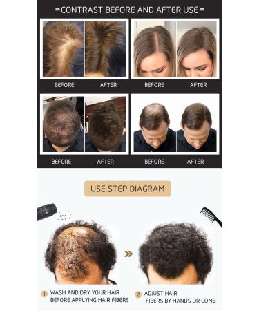 Bunee Hair fibers hair compaction powder 275 g volumizing for men and women hair fiber opaque 100 natural coverage black gray dark brown applicator gray 275 g 275 g 1er Pack gray - Buy Online on GoSupps.com