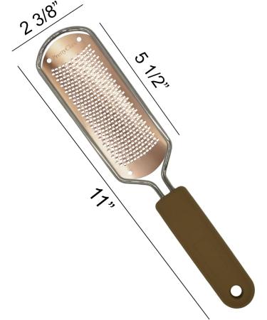 PrettyClaw Callus Remover Foot File - Pedicure Tool for Dead Skin & Corn Removal with 3 Blades, Free Pouch & Nail File - Buy Online on GoSupps.com