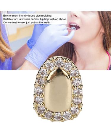 Emoshayoga Gold Diamond Bling Tooth Decoration - Comfortable & Versatile Dental Jewelry for Parties - Buy Online on GoSupps.com