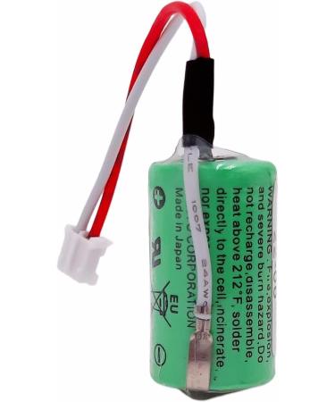 3V 1000mAh CJ1W-BAT01 Battery - 2 Pack CR14250SE-R for CJ1M CP1H CP1L PLC - Green - Buy Online on GoSupps.com