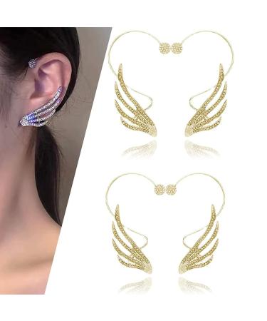 2Pairs Acupressure Slimming Angel Earrings ShinySlim AcupressureSlimming Angel Earrings Acupressure Earrings Non Pierced Ears Earrings for Weight Loss