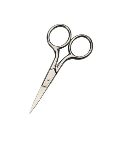 Motanar Professional Grooming Scissors for Personal Care Facial Hair Removal and Ear Nose Eyebrow Trimming Stainless Steel Fine Straight Tip Scissors Men