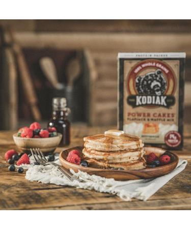 Kodiak Cakes Protein Pancake Mix Buttermilk 20oz (Pack of 3) - High Protein Flapjack & Waffle Mix - Buy Online on GoSupps.com