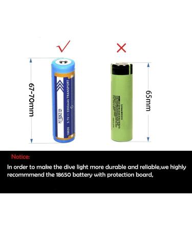 Diving Flashlight 6000 Lumen Scuba Underwater LED Video Light | 110 Wide Beam Angle Camera Torch for 100m/330ft Depth - Buy Online on GoSupps.com