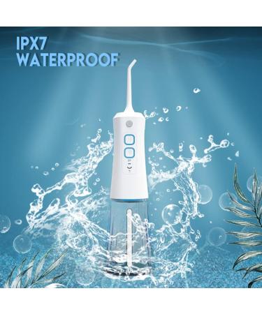 Homweeling Cordless Water Flosser with DIY Mode, 6 Jet Tips, USB Rechargeable - Portable Oral Irrigator for Electric Teeth Cleaning - IPX7 Waterproof, Ideal for Braces - Home & Travel Use - Buy Online on GoSupps.com
