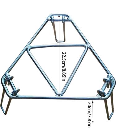 Camping Tripod Stand - Folding Camping Tripod Grill Stainless Steel Campfire Stand | Practical Cooking with Camping Equipment - Buy Online on GoSupps.com