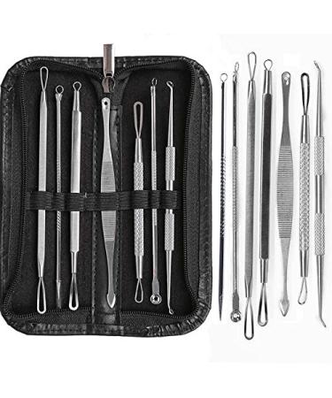 Blackhead and Pimple Remover Kit - 7 Surgical Extractor Tools - Excellent for Acne Treatment  Pimple Popping  Blackhead Extraction  Zit Removing  Blemish Removal  Comedone Extracting Whitehead Popping