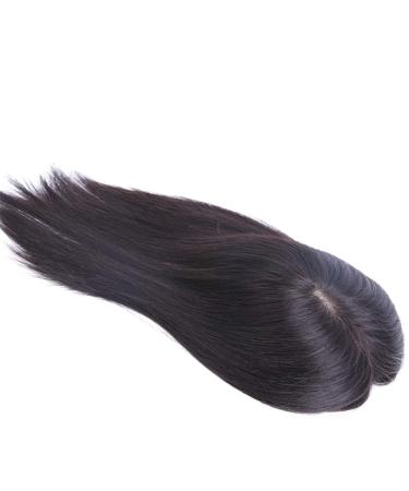 Susanki Women's Thin Crown Silk Clip-in Hairpiece - 15 Black Color | 6.3 x 7 International Shipping Available - Buy Online on GoSupps.com