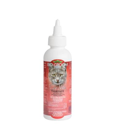 Bio-groom Ear Mite Treatment with Soothing Aloe Vera for Cats and Dogs, Available in 2 Sizes 4 OUNCE