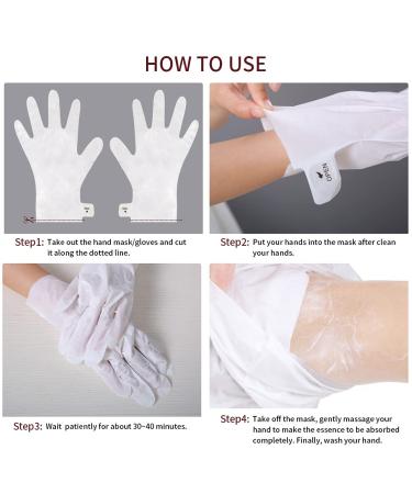 Lamilee Hand Peel Mask - Exfoliating Milk Gloves for Moisturizing & Repairing Rough Skin | SPA Hand Treatment for Men & Women - Buy Online on GoSupps.com
