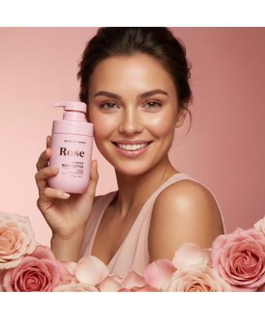 My Beauty Spot Scented Body Lotion for Women - Rose Scented Body Butter Natural Lotion for Women to Smell Good Skin Moisturizer Infused with Collagen - Extra Large 510 ml. - Buy Online on GoSupps.com