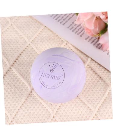 Goohochy Neck Massage Device - E Leaf-Shaped Soap Holder & Roller for Core Training - Violet 6.5x6.5cm | Small Fitness & Yoga Ball - Buy Online on GoSupps.com