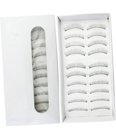 FRCOLOR 10 Pairs Fake Lashes False Eyelashes Long Natural Eyelashes Handmade Eyelashes False Long Eyelashes Manual - Buy Online on GoSupps.com