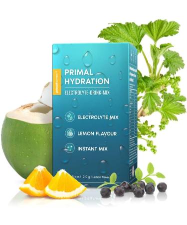 Primal Hydration by Primal Harvest | Electrolytic Isotonic Drink | 30 Portions | Magnesium Potassium & Vitamin C | Ideal for Men & Women | International Shipping - Buy Online on GoSupps.com