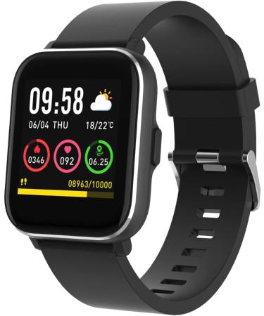 AIWA SW-100 Smartwatch for Men & Women - Oximeter Heart Rate Waterproof IP68 - Compatible with Android & iOS - New with 2 Belts - Buy Online on GoSupps.com