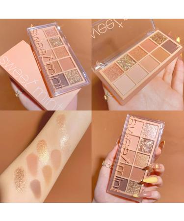 BestLand Matte Nudes Eye Shadow Palette - Sparkling Coral - Long-Lasting, Ultra-Pigmented Eyeshadow with Brush - Perfect for Smoky, Natural, and Bold Eye Makeup Looks - Buy Online on GoSupps.com