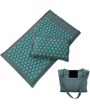 Dunlap Massage Cushion - Getinfit Acupressure Mat & Pillow for Yoga - Rose Red | Natural Coconut Palm Massage Therapy - Buy Online on GoSupps.com