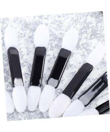 Housoutil 100pcs Sponge Eyeshadow Brush Eye Shadow Applicator Makeup Brush Miss Eye Shadow Stick Major M White - Buy Online on GoSupps.com
