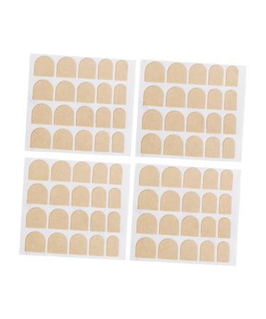 FOMIYES 100 Sheets Nail Art Supply Adhesive Nail Tabs Jelly Gel Nail Sticker Manicure Accessories Nail Wraps Sticker Jelly Adhesive Tabs Nail Decals Jelly Tabs Fake Nail Stickers Removable Yellowx2pcs 6.2X6.2cmx2pcs - Buy Online on GoSupps.com