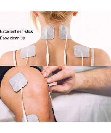 TENS Unit Pads 48 Pack - Premium 2x2 Inch Self-Adhesive Electrodes for TENS Units - Buy Online on GoSupps.com