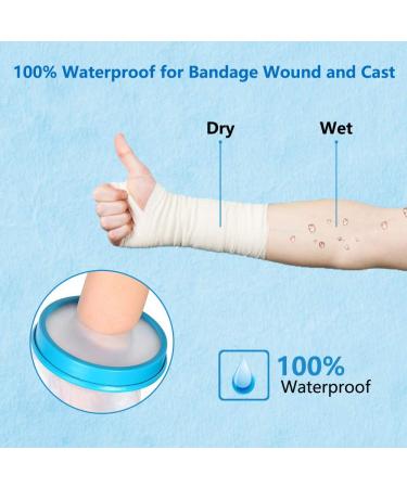 Kids Waterproof Arm Cast Cover 19 inch - Reusable Sleeve for Broken Wrist, Elbow, Fingers - Shower Dressing Protector for Children - Fits 6-7 Yrs - Fasola - Buy Online on GoSupps.com