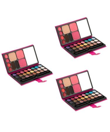 Angoily 3pcs 33 Eye Shadow Eyeshadow Matt Eyeshadow Powder Eyeshadow Palette Makeup Palette Matte 1 count (Pack of 1) As Shownx3pcs