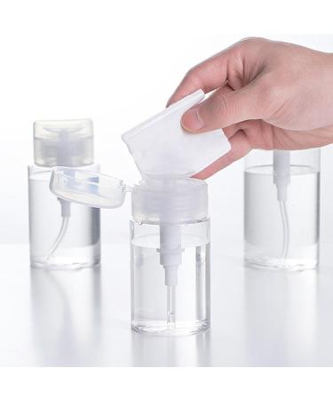 Fabater Pressure Pump Dispenser Bottle Multifunction Push Down Dispenser Bottle Portable Refillable for Nail Polish Remover (100ml) - Buy Online on GoSupps.com
