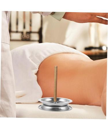Collbath 2-Piece Moxibustion Stick Set | Stainless Steel Moxa Holder & Burner Tray for Optimal Wellness - Buy Online on GoSupps.com