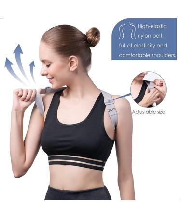 Posture Corrector for Women with Smart Sensor Vibration Reminder Upper Back Straightener with Adjustable Clavicle Support for Neck Back and Shoulder Pain - Buy Online on GoSupps.com