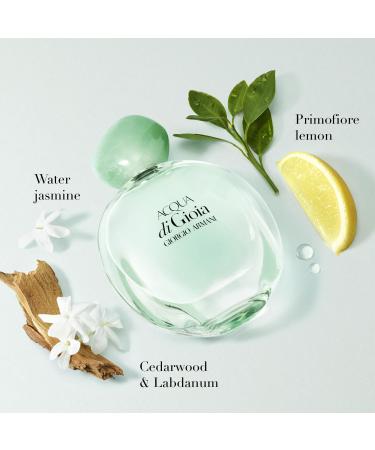 Armani Beauty - Acqua di Gioia - Eau de Parfum - Floral Fruity Fragance for Women - Primofiore Lemon Water Jasmin Cedarwood Notes 1.7 Fl Oz (Pack of 1) - Buy Online on GoSupps.com