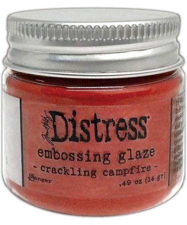 Tim Holtz Distress Embossing Glazes Bundle - Speckled Egg, Kitsch Flamingo, Crackling Campfire, Rustic Wilderness | 4 Item Set - Buy Online on GoSupps.com