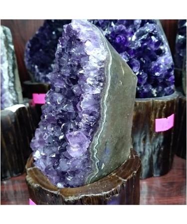Stone Crafts Amethyst Quartz Cluster - Uruguayan - Crystals - Gemstones - Geodes - Minerals ZJGIDTEM - Buy Online on GoSupps.com