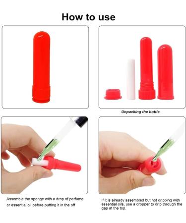 MAONITAY 12 PCs Refillable Essential Oil Tubes - Aromatherapy Inhalator Stick Set in 6 Colors - Buy Online on GoSupps.com