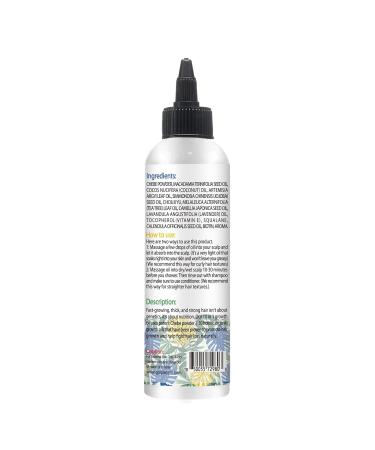4 FL OZ Natural Chebe Hair Oil | Hair Growth & Scalp Moisturizer for All Hair Types - 1pc - Buy Online on GoSupps.com