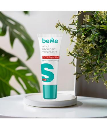 beMe SOS Fast Acne Gel 15 ml - Colorless gel with concentrated formula - Dries and eliminates pimples - Protects with probiotics - Beats acne! - Buy Online on GoSupps.com