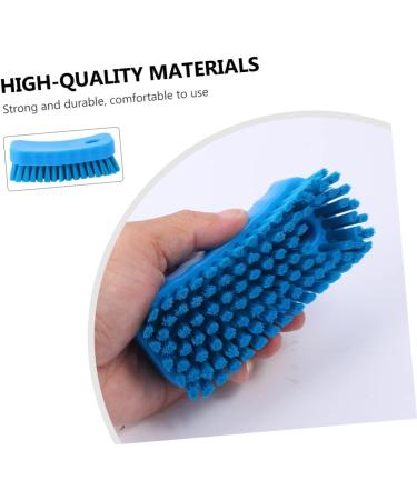 minkissy Nail Brush Nail Clean up Brush Nail Cleaner Brush Nail Cleaning Brush Fingernail Scrub Nail Scrubbing Brush Toe Brush Shoe Cleaning Ball Polyester 11.5x5cm Blue - Buy Online on GoSupps.com