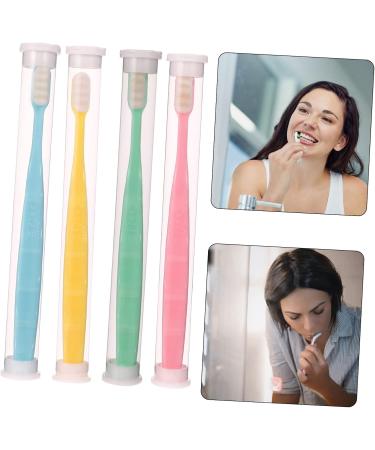 Buy Minkissy 4-Piece Micro Toothbrush Set for Kids & Adults - Travel-Friendly Manual Tooth Cleaning Tools | International Shipping Available - Buy Online on GoSupps.com